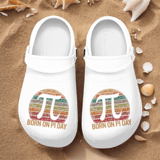 Born on Pi Day Math Equations Sunset Gift Geek Nurse Clogs
