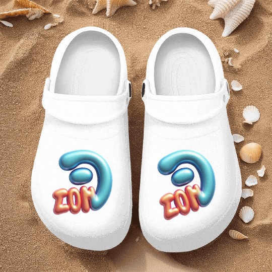 Typography Nurse Clogs