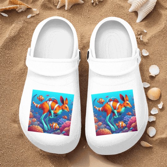 The kangaroo-clown fish Nurse Clogs