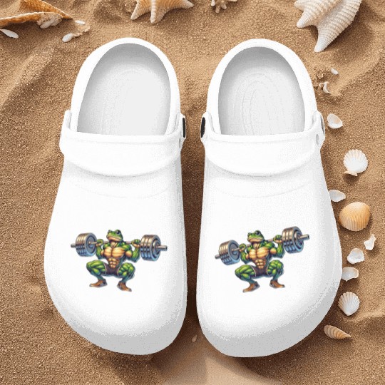 Frog Toad Fitness Barbell Gym Workout Training Nurse Clogs