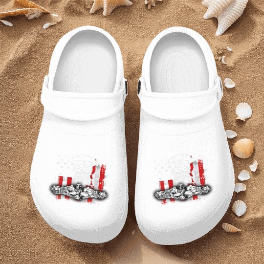 Death From Below Submarine Chapter Patriotic Nurse Clogs