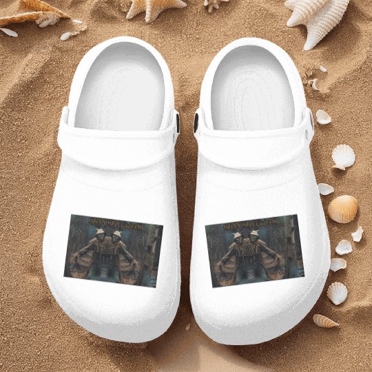 Halloween Scarecrow HOLLYDAY Nurse Clogs