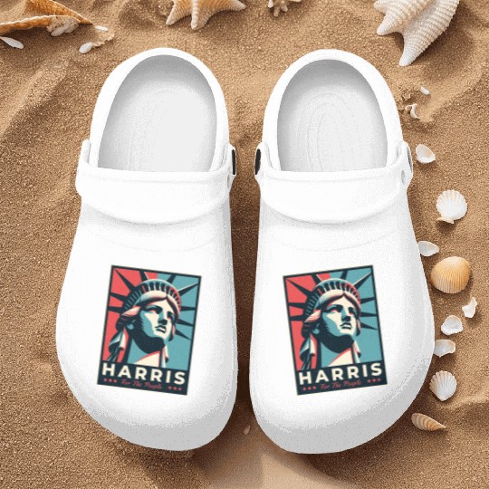 Harris 2024 statue of liberty Kamala Harris Nurse Clogs
