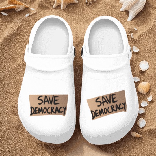 Save Democracy Nurse Clogs