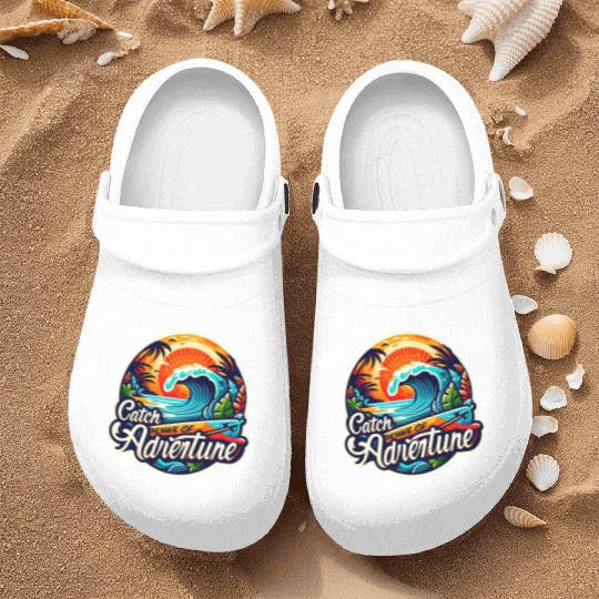 Wanderlust Waves Nurse Clogs