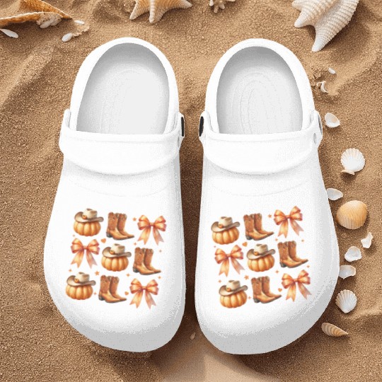Bow Pumpkin Nurse Clogs