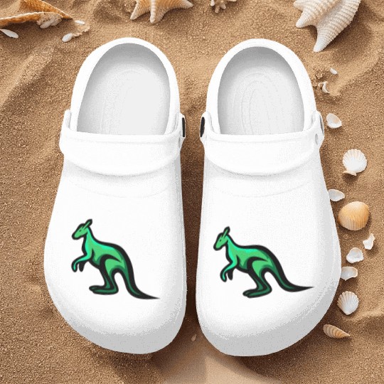Jump into Style with Our Unique Kangaroo T Nurse Clogs