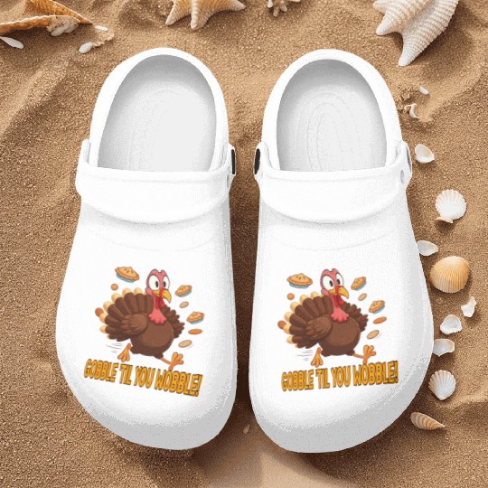 Gobble 'Til You Wobble! Thanksgiving Fun Nurse Clogs