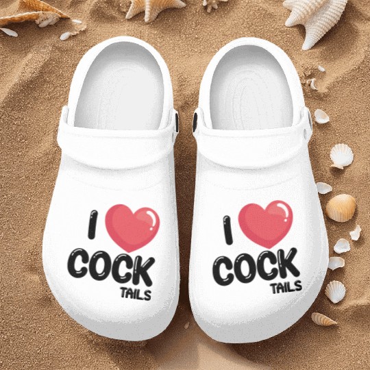 Funny I Love Cocktails 1 Nurse Clogs