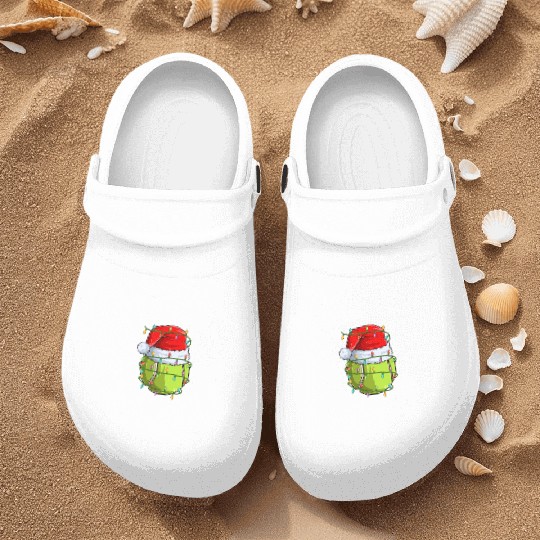 Santa's Favorite Tennis Player Nurse Clogs