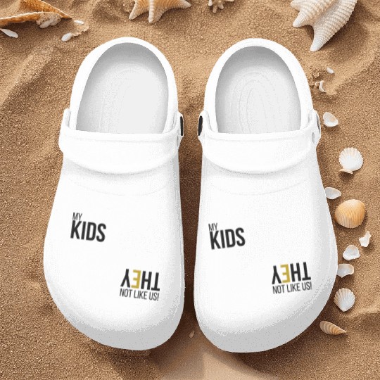 My Kids Not like us - Blk Nurse Clogs