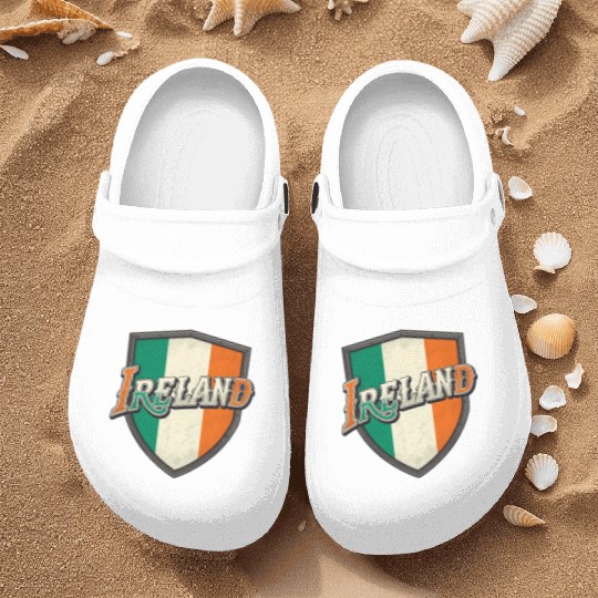 Ireland Flag Nurse Clogs