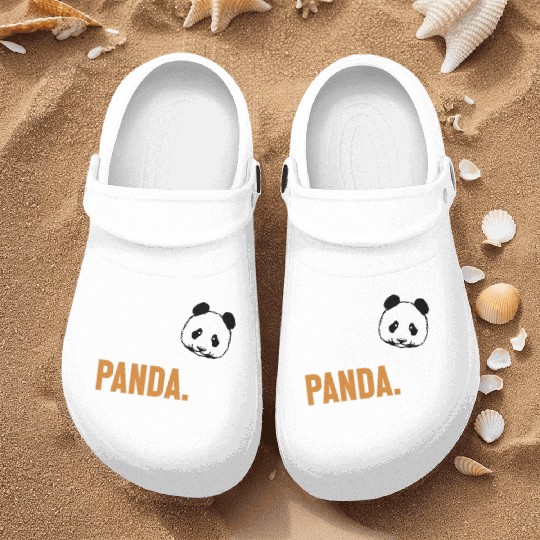 Eat Sleep Panda Repeat Panda Bear Friend Giant Nurse Clogs