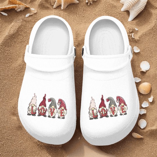 Valentines Day, Valentine Retro Nurse Clogs