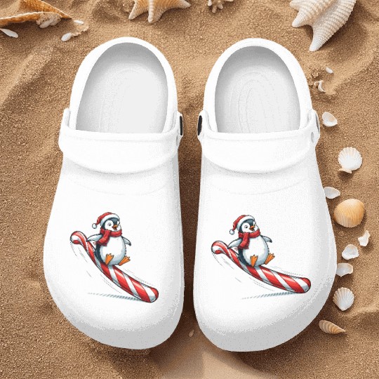 Penguin Candy Fun Nurse Clogs