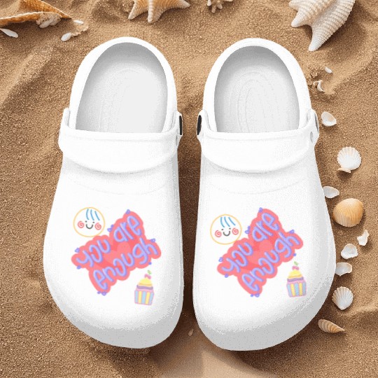 Truly you are enough for me-design by shahishop Nurse Clogs