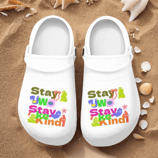 Stay Woke, Stay Kind – Inspirational Nurse Clogs