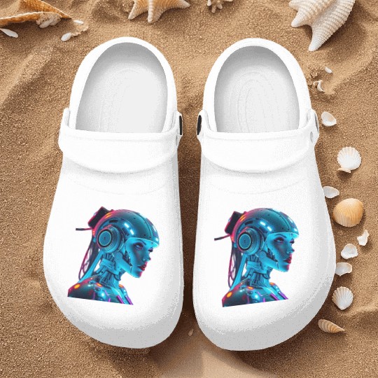 female robot Nurse Clogs