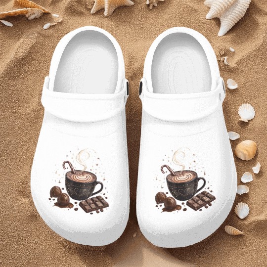 Cozy Hot Chocolate with Sweet Treats Nurse Clogs