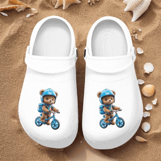 Cycling bear Nurse Clogs