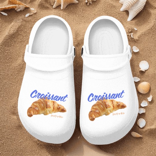 Croissant Lover Nurse Clogs