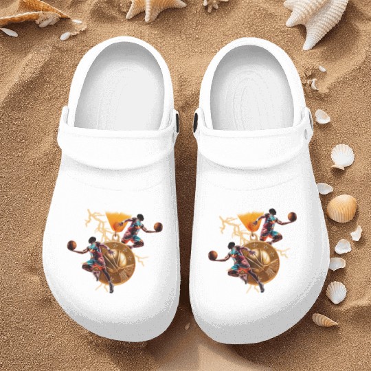 Basketball Game Day Nurse Clogs