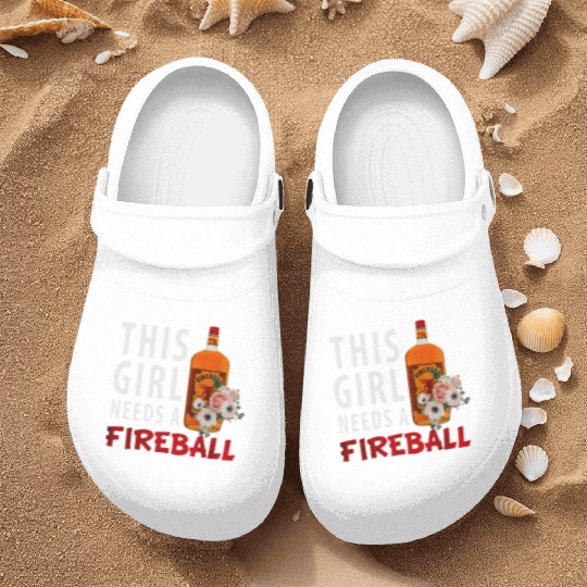 This Girl Needs A Fireball Nurse Clogs
