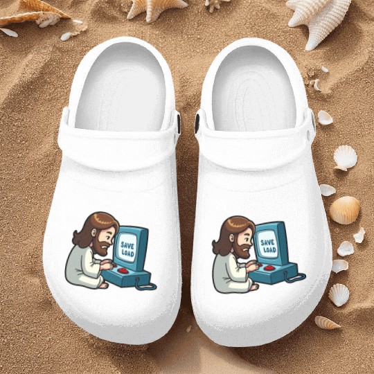 Jesus Saves and Loads Nurse Clogs