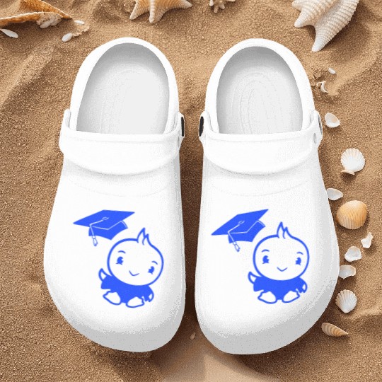 Bird School College Graduation Hat Education Cute Nurse Clogs