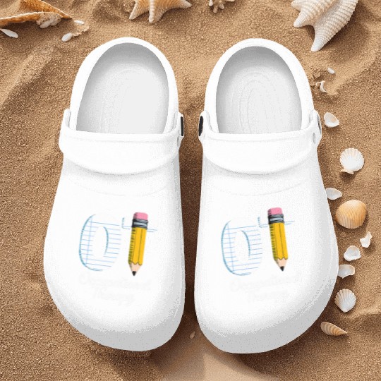 Pediatric Occupational Therapy Cute Pencil Back Nurse Clogs