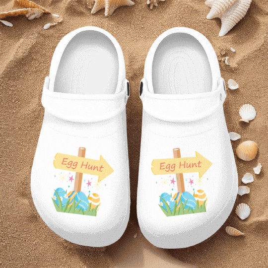 Egg Hunt Adventure – Fun & Festive Easter Apparel Nurse Clogs