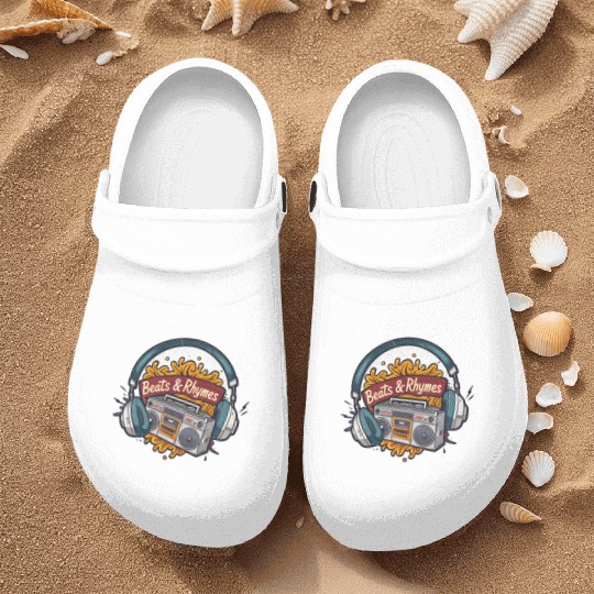 Beats & Rhymes Graffiti Nurse Clogs – Classic Hip-Hop