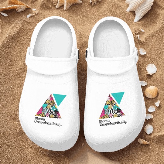 Bloom Unapologetically - Teal Nurse Clogs