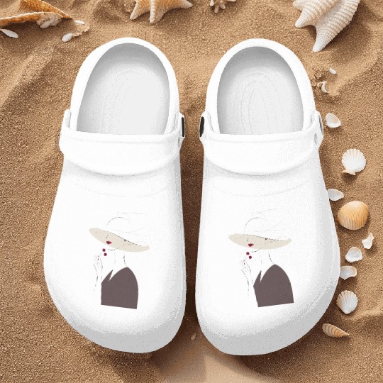 Cherry Wine Lady Nurse Clogs