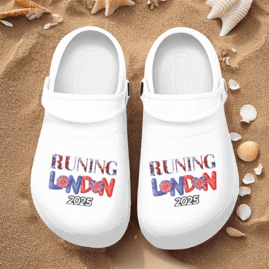 RUNING LONDON MARATHOON Nurse Clogs