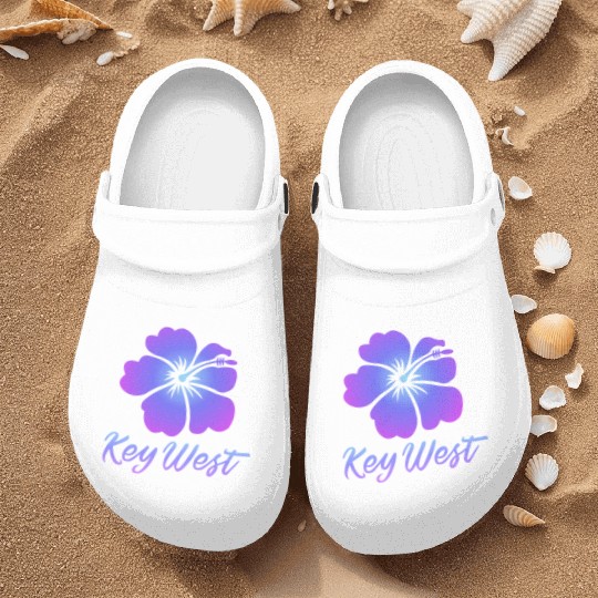 Key West Hibiscus Nurse Clogs
