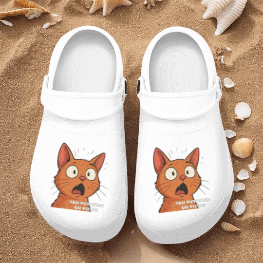 Funny Shocked Cat Meme Nurse Clogs
