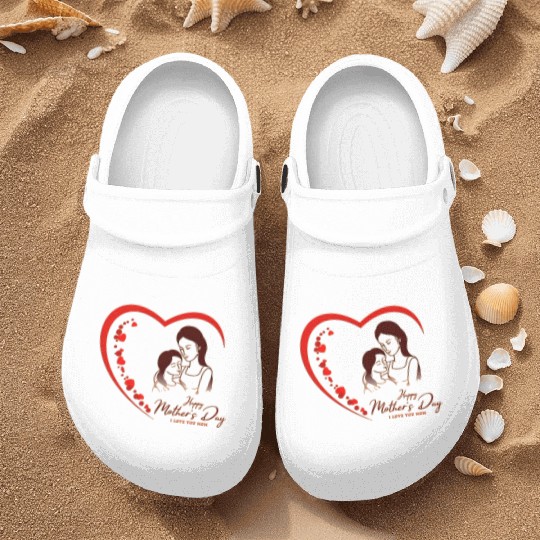 Mother & Daughter Love Heart Mother’s Day Nurse Clogs