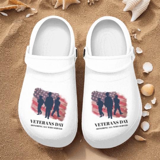 Memorial Day Patriotic Nurse Clogs