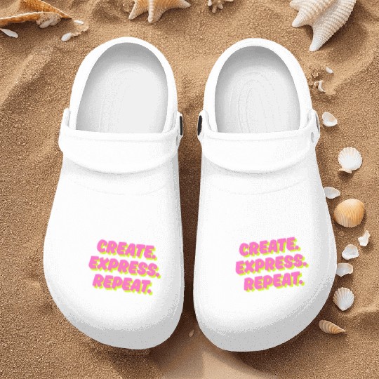 Create. Express. Repeat. Creative Nurse Clogs