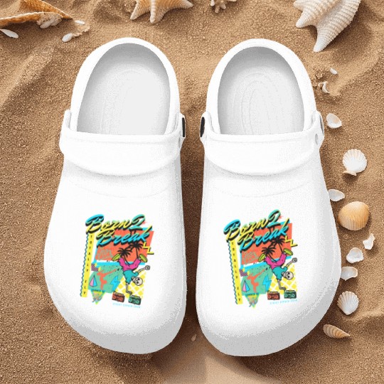 Born 2 Break 90s Nostalgia Design Nurse Clogs