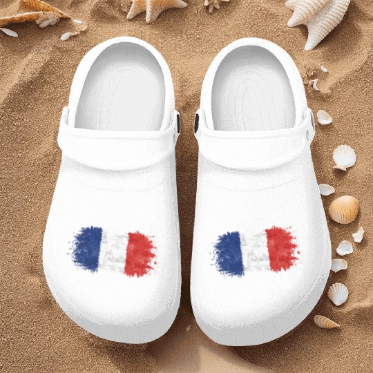 French Flag (Colors of Liberty) Nurse Clogs