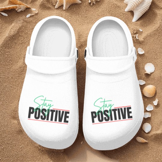 STAY POSITIVE Nurse Clogs