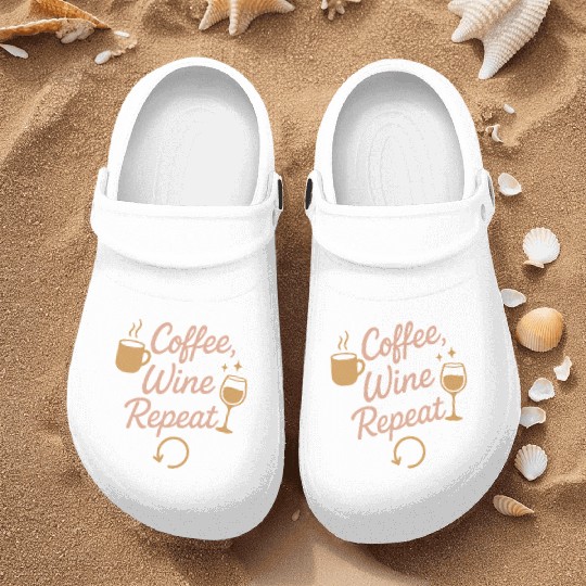 Single Mom Life Chaos Coordinator Wine Coffee Nurse Clogs