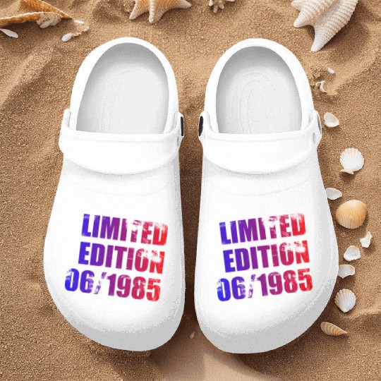 40th birthday Limited Edition 06/1985 Nurse Clogs