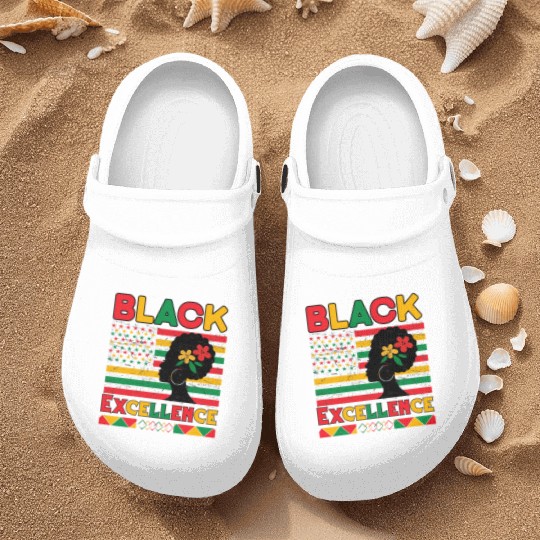 Black Pride Black Excellence Juneteenth Nurse Clogs