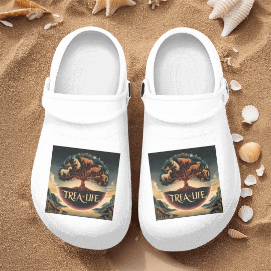 Sacred Tree of Life Nurse Clogs