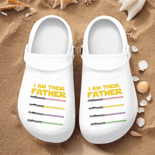 I Am Their Father Nurse Clogs