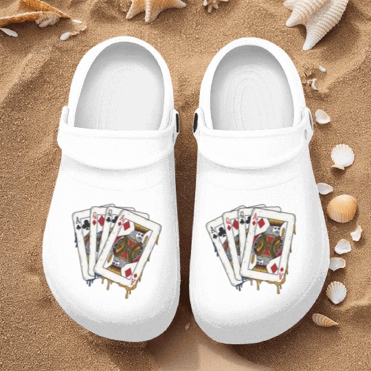 poker cards spades hand Nurse Clogs