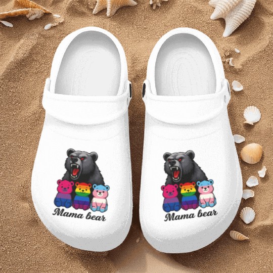 Mama Bear Pride Cubs Nurse Clogs